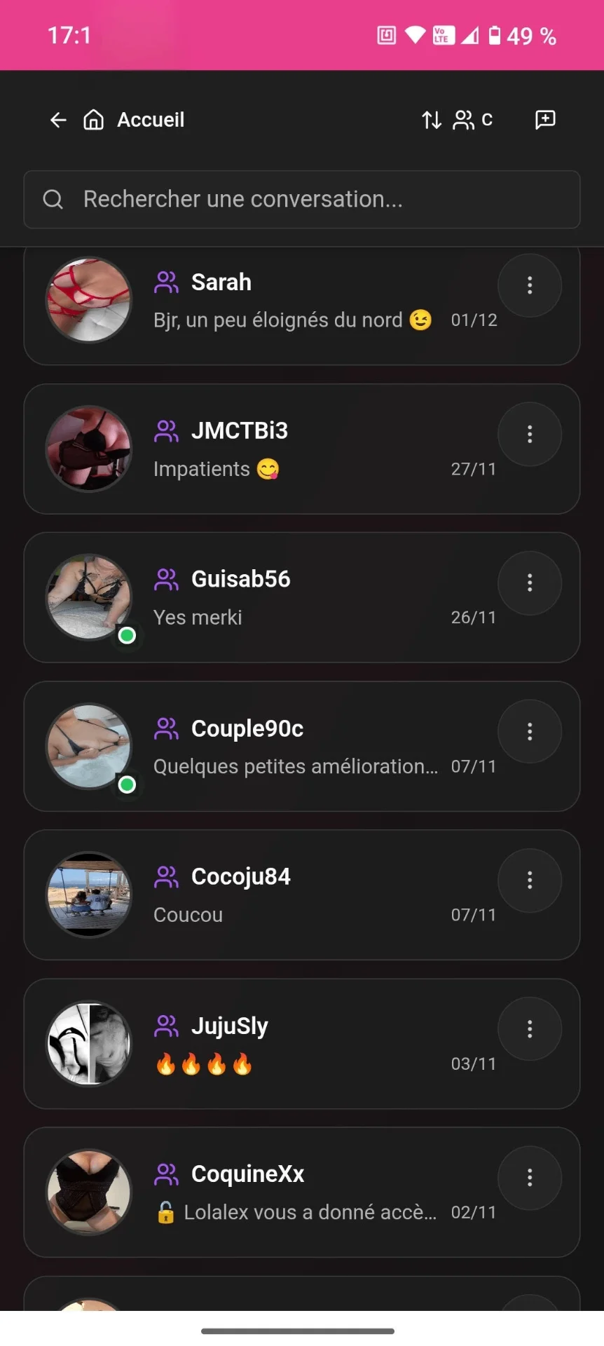 Messagerie privée Fuxxy - Chat libertin sécurisé